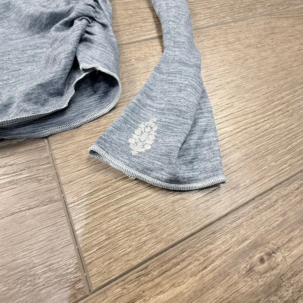 FP Free People Movement Right on the Run Long Sleeve Layer Blue Stone  XLL NWT - Picture 5 of 16